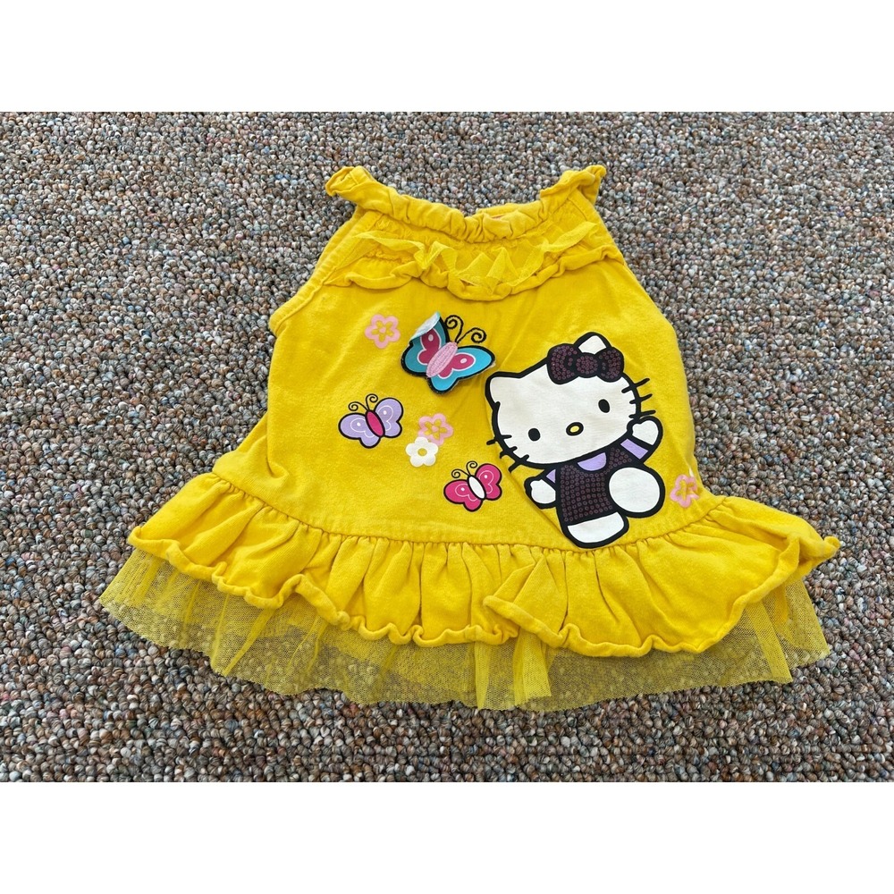Hello Kitty Girls Yellow Butterfly Top 12M